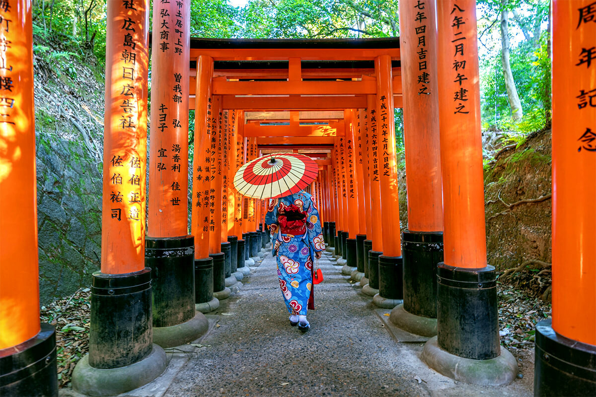 Chùa Nghìn Cột Fushimi Inari - Nhật Bản 